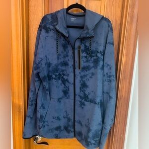 Old Navy Activewear tie dye, zip hoodie with pockets.